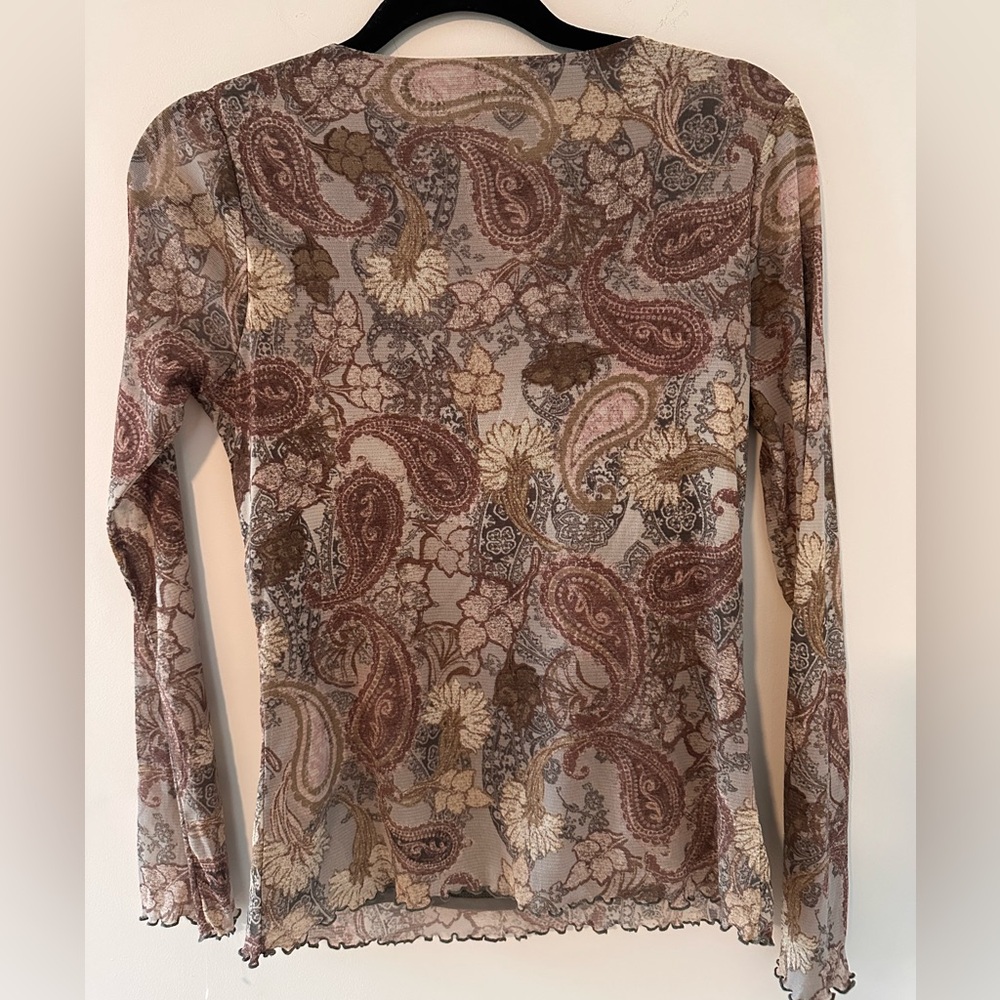 Axcess Patterned Blouse - Picture 2 of 4